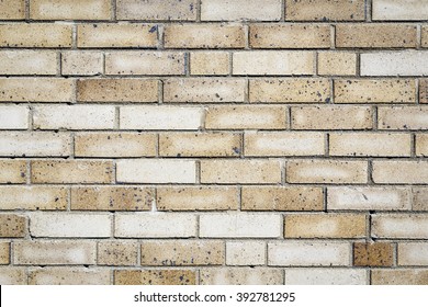 Exterior Tan Brick Wall