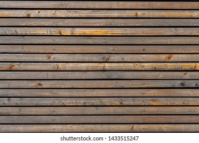 Exterior Timber Facade, Architectural Wood Facade, Rough Timber Texture, Wood Cladding, Teak Wood Wall, Old Wood Horizontal Pattern.