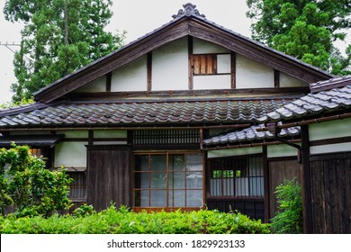 Exterior of traditional Japanese folk house