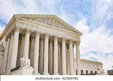 Exterior United States Supreme Court Building Stock Photo 417839782 ...