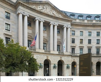 The Exterior Of The Us Environmental Protection Agency Building In Washington