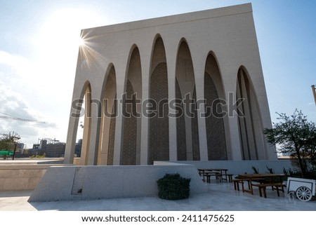 Exterior View of Abrahamic Family House in Abu Dhabi