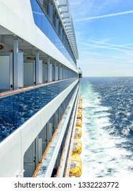 Exterior View Cruise Ship During Voyage Stock Photo 1332223772 ...