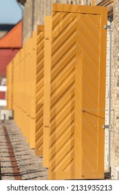 An Exterior View Of Old Navy Barracks In Copenhagen, Denmark