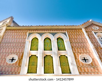 Exterior View Of The Post Islamic Christian Style Building And Former Hospital Saint Thomas In Malaga South Of Spain.