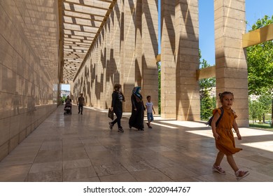 Exterior View Of Sanliurfa Archaeological Museum In Sanliurfa, Turkey. In This Museum, Findings From The Southeastern Anatolia Project Are Exhibited On May 28, 2021.