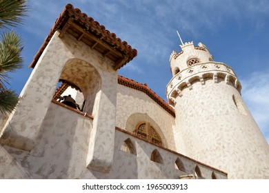 Exterior View Of Scotty's Castle, Death Valley, California