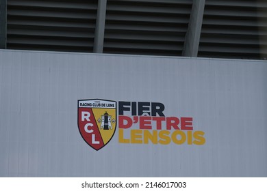 Exterior View Of The Stade Bollaert Delelis Which Is  The Main Football Stadium In Lens, France, That Was Built In 1933 And It Is The Home Of RC Lens On February 1, 2022.