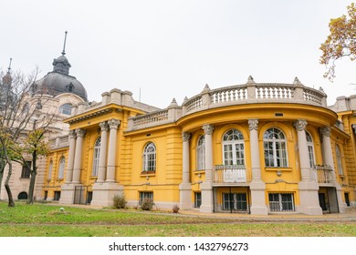 Exterior View Of The Széchenyi Thermal Bath At Budapest, Hungary