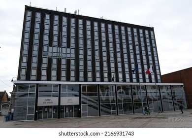 Exterior View Of Town Hall In Lens, France On February 1st, 2022.