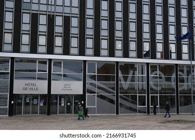 Exterior View Of Town Hall In Lens, France On February 1st, 2022.