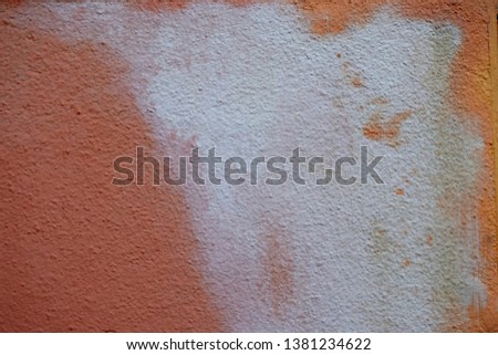 Exterior wall paint quality deteriorates and non strandard
