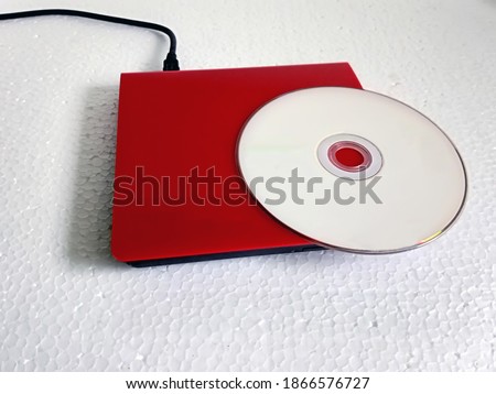 External DVD R Drive with a Blank DVD