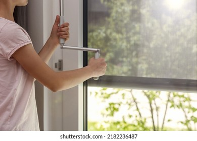 External Shutters, Roller blinds, External window blinds opening from inside. Modern Outdoor sunproof Blinds System 