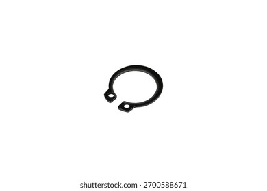 External snap ring circlip, angled view, is isolated.