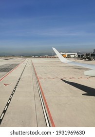 External View Of Málaga Airport In Spain.