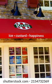 Exton, PA, USA - May 10, 2022: Rita's Italian Ice Is A Privately Owned Quick-service Restaurant Chain. There Are Over 500 Restaurants In 31 States, Most Located In The Mid-Atlantic.