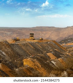 Extraction of iron ore in the quarries of Krivoy Rog - Ukraine - Europe - Shutterstock ID 2144384275