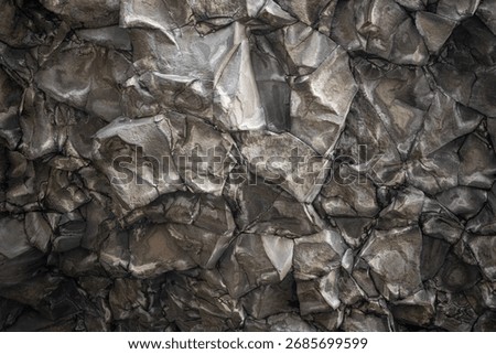 an extraordinary abstract basalt ceiling 