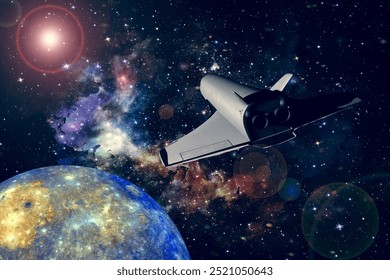 Extrasolar planet. Exoplanet. Alien planet.  The elements of this image furnished by NASA.