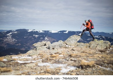 Extreme Campaign In The Kanyena In The Winter With A Tent