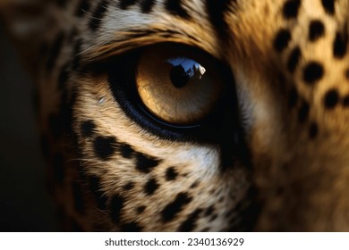 Extreme close up of a leopards eye - Powered by Shutterstock
