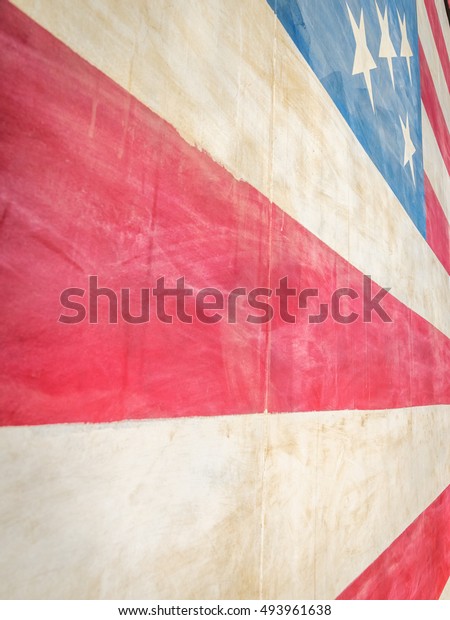 Extreme Closeup Stars Red White Stripes Stock Photo Edit Now