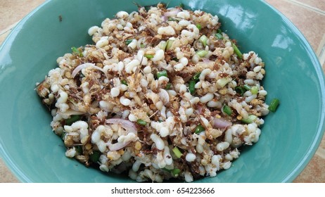 Extreme Food Baby And Eggs Ant Mix With Onions Thai Food