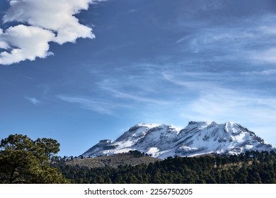 Extreme long shot Iztaccihuatl mountain in Mexico - Powered by Shutterstock