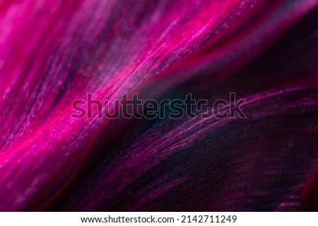 Extreme macro Bright close-up of a flower petal in pink. Abstract flower petal texture background.