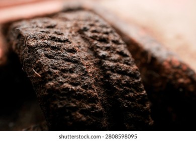 Extreme Macro Rust Texture Corroded Metal Surface
