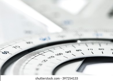 Extremely Selective Focus A Part Of  The Silver Precision Measurement Tool