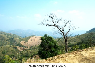 Eye Catching Beauty Of Hills And Sky Deep In Jungle Of Bandarban District Of Chittagong, Bangladesh