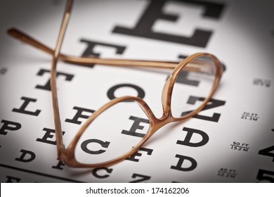 Eye Chart And Glasses