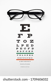 Eye Chart And Reading Glasses