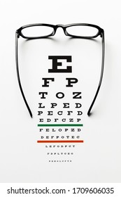 Eye Chart And Reading Glasses