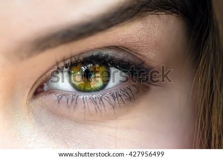 Eye close up