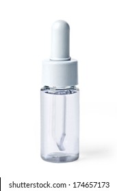 Eye Dropper Bottle Isolated With Clipping Path On A White Background