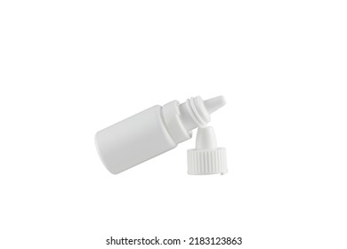 Eye Dropper Bottle Isolated On A White Background
White Blank Medical Eye Dropper Container.