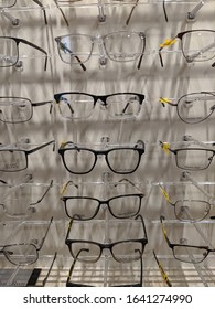 An Eye Glass Display At Lang Optical On South Logan Street In Elyria, Ohio . Took This Photo On February 10, 2020