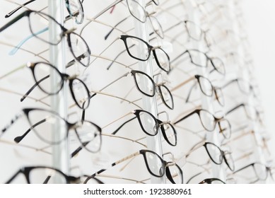 Eye Glasses On The Shelf