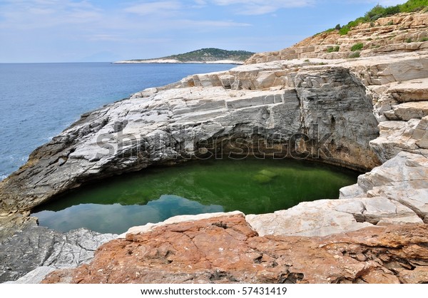 Eye God Zeus Island Thassos Greece Foto de stock 57431419 | Shutterstock