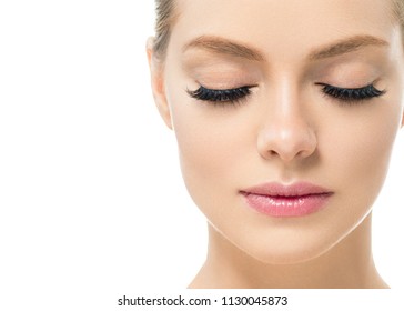 Eye Lashes Woman Beauty Face Macro