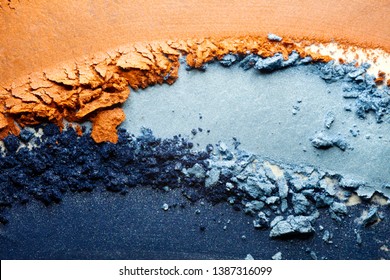 Eye Shadow Metallic Matte Multycolored Texture Background 