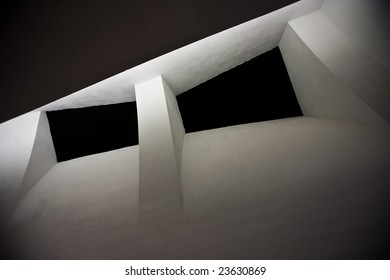 eye shaped windows