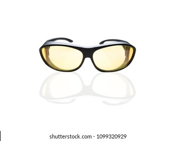 Eyeglasses For Driving At Night - White Background