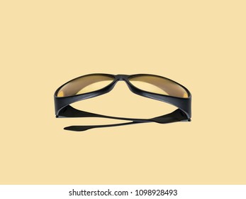 Eyeglasses For Driving At Night - Yellow Background