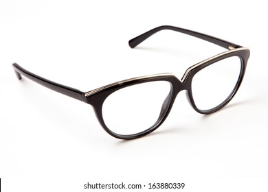 Eyeglasses Isolated On White.