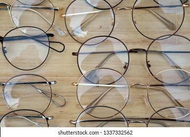 Eyeglasses on Wooden Board - Shutterstock ID 1337332562