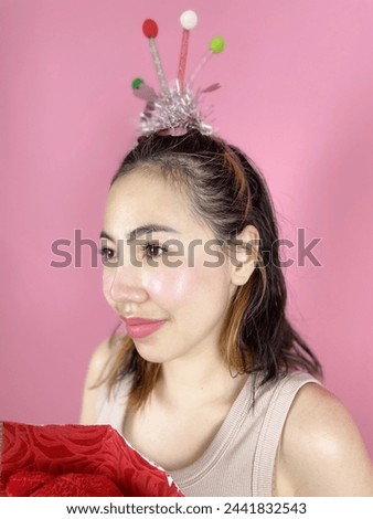 Eyelash extensions. Photo of a beautiful, cute woman after eyelash extensions. Close-up photos with eyelashes clearly visible. and a picture of a half-breasted woman